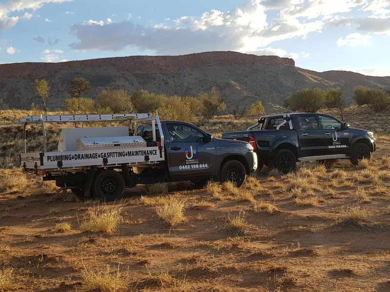 Company vehicle - Hot Water Systems in Alice Springs NT